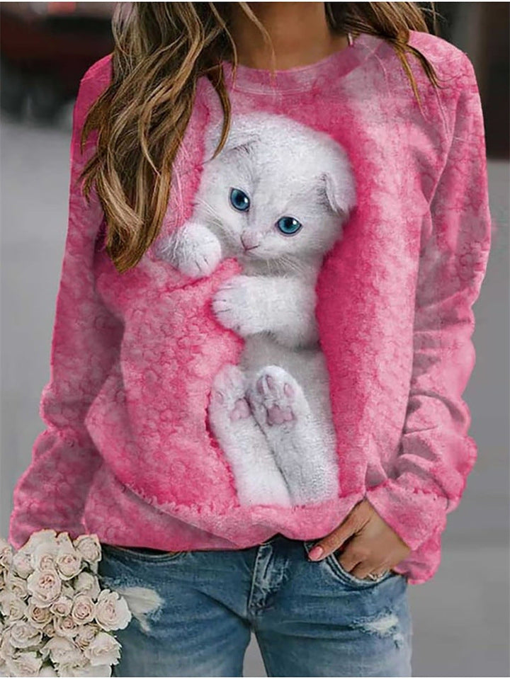 Neko™ - Sudadera con Estampado Acogedor de Gato
