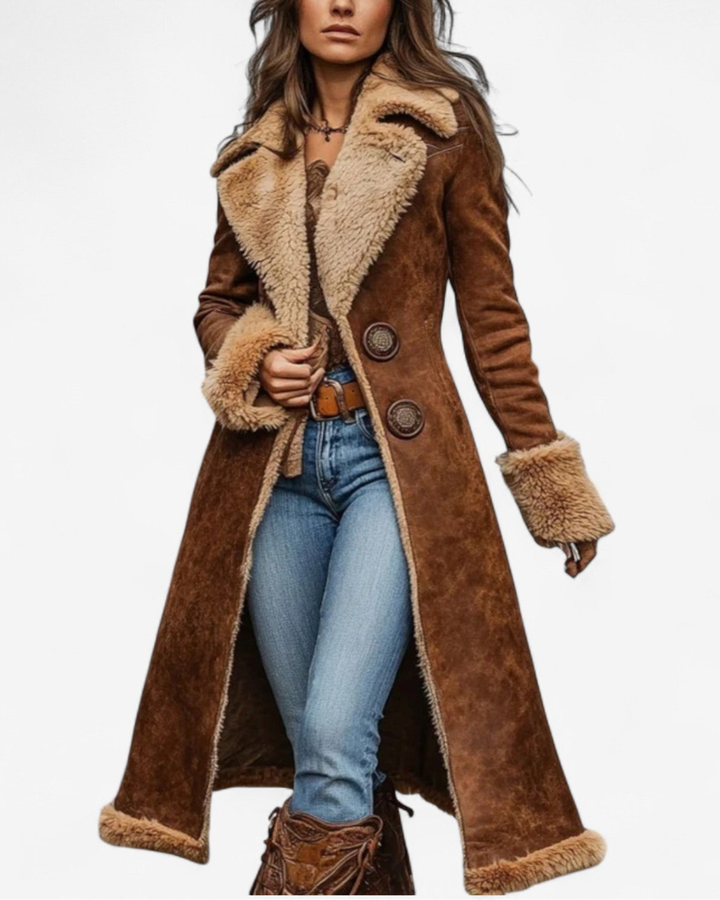 Izzie – Vintage Inspired Long Coat