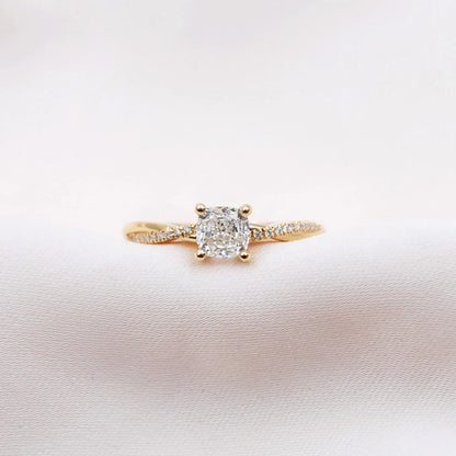 Ysmaryelle | Anillo de oro 18k