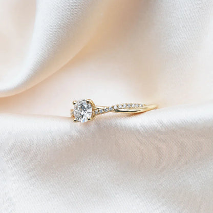 Ysmaryelle | Anillo de oro 18k