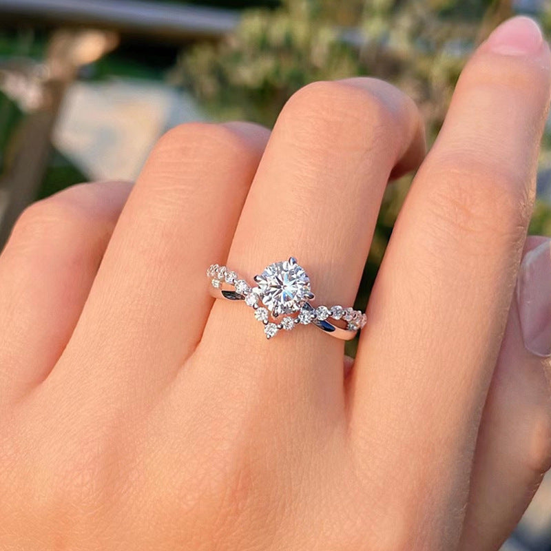 Anillo Celina Everhart | Oro blanco