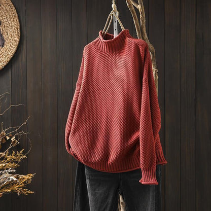 Patricia | Merino Wool Knitted Turtleneck Jumper