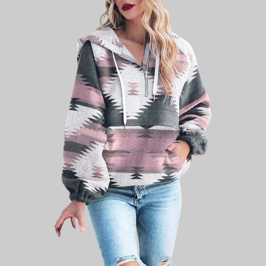SAKU™ - Moletom com Capuz e Zíper, Manga Longa, Oversized e Confortável