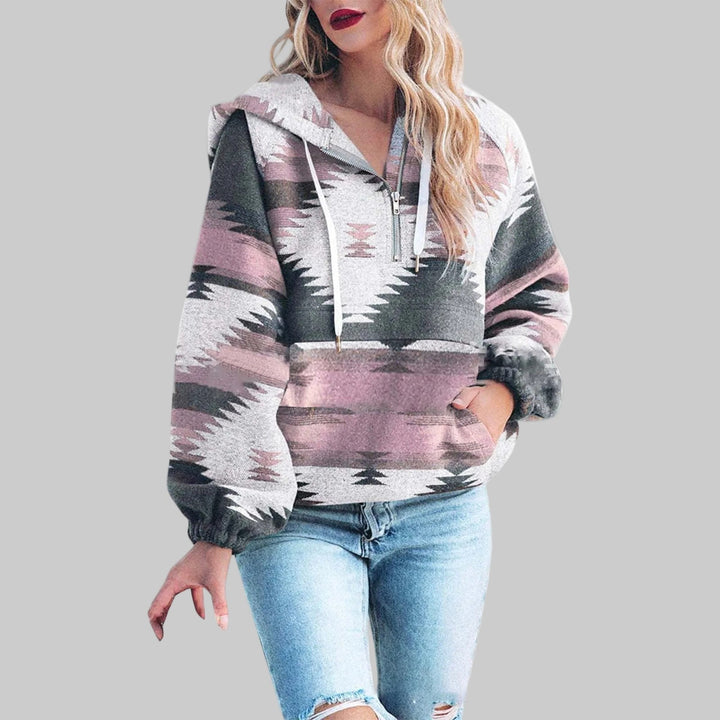 SAKU™ - Moletom com Capuz e Zíper, Manga Longa, Oversized e Confortável