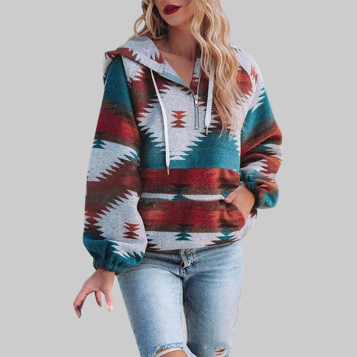 SAKU™ - Moletom com Capuz e Zíper, Manga Longa, Oversized e Confortável