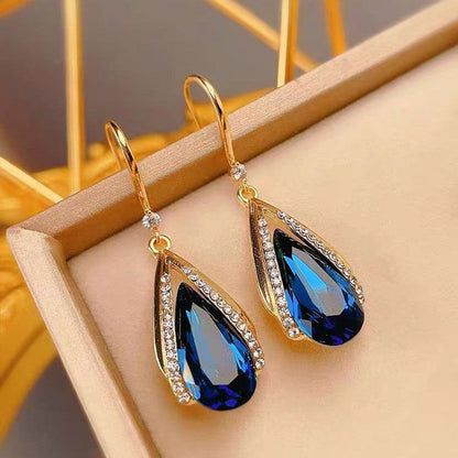 Brincos Azura em formato de gota | Dourado
