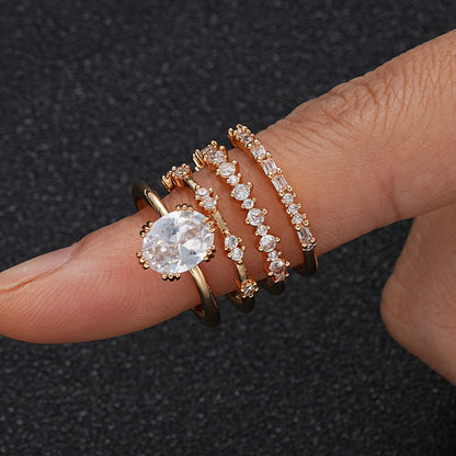 Solène Viremont Ring-Set | Gold