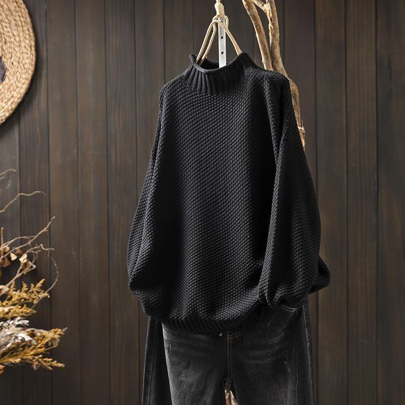 Patricia | Merino Wool Knitted Turtleneck Jumper