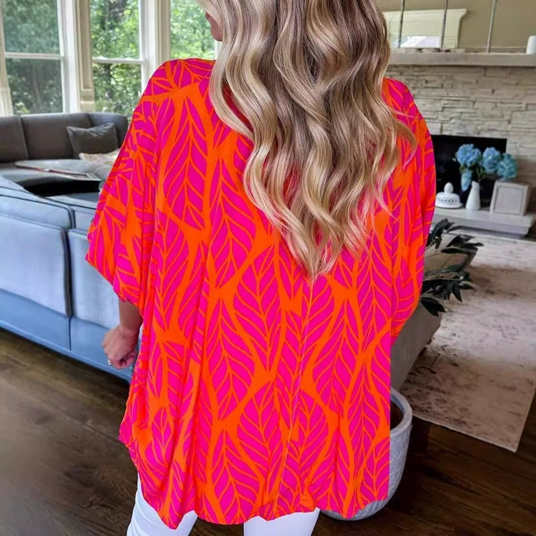Risa | Blusa con mangas abullonadas