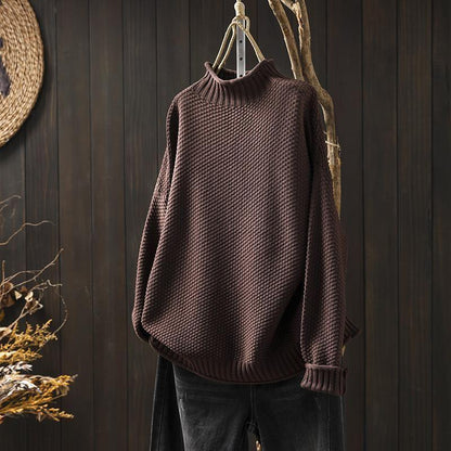 Patricia | Merino Wool Knitted Turtleneck Jumper