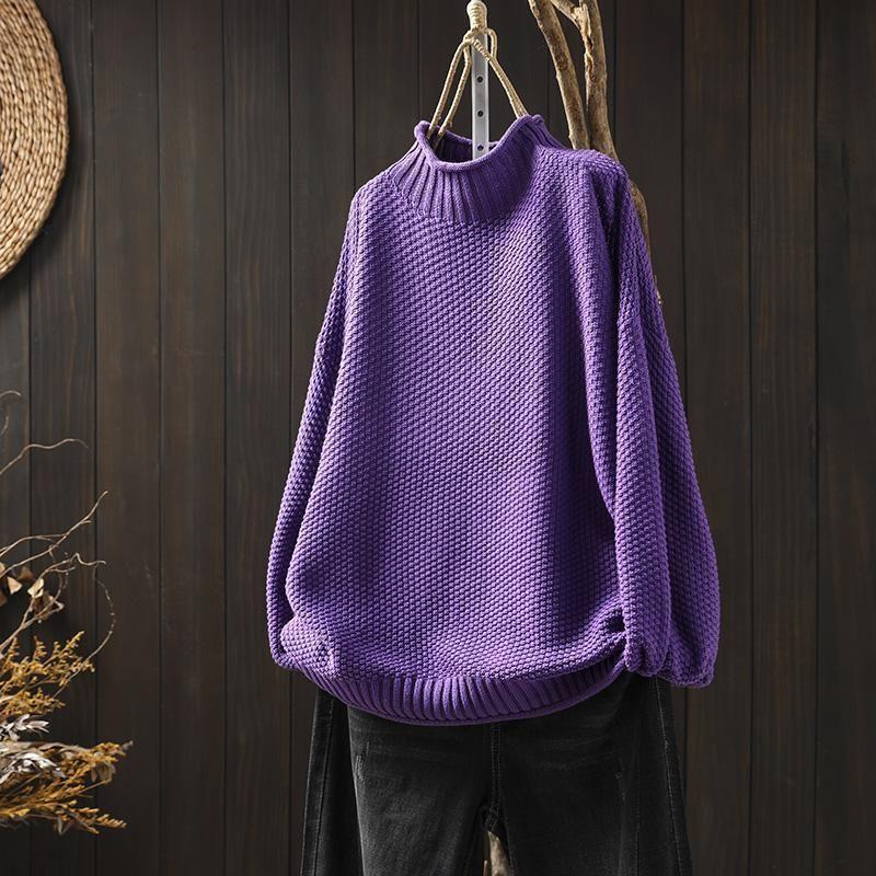 Patricia | Merino Wool Knitted Turtleneck Jumper