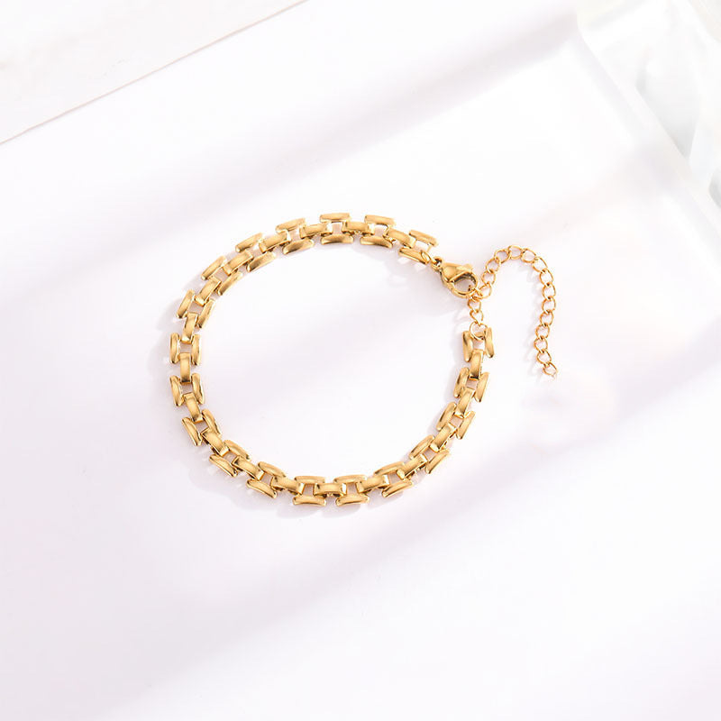 Pulsera de cadena para reloj | Dorado