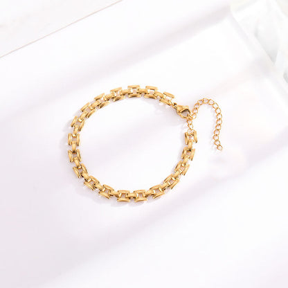 Pulsera de cadena para reloj | Dorado