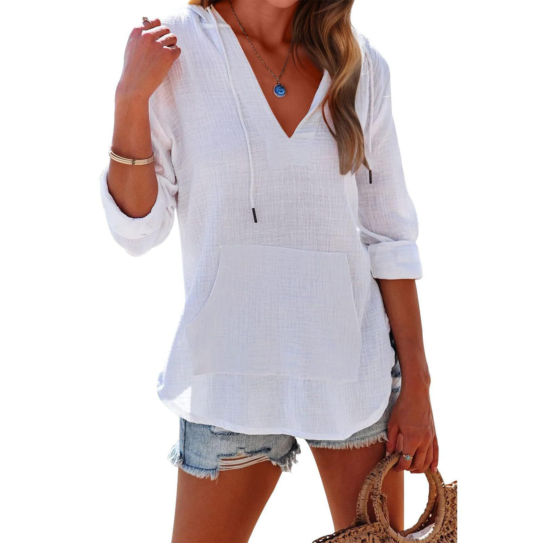 MARSANI™ – Moletom Casual com Capuz e Mangas Longas