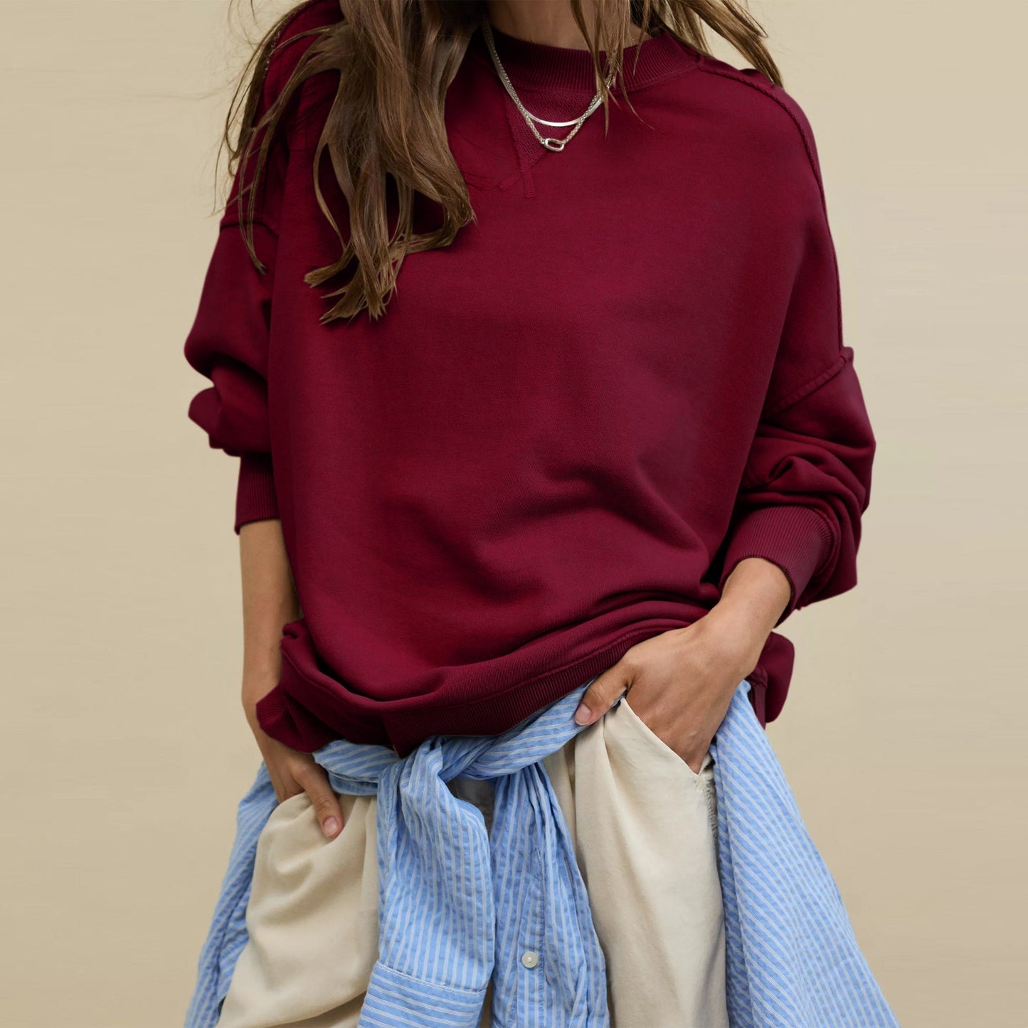 ANNE™ – Sudadera clásica de corte relajado