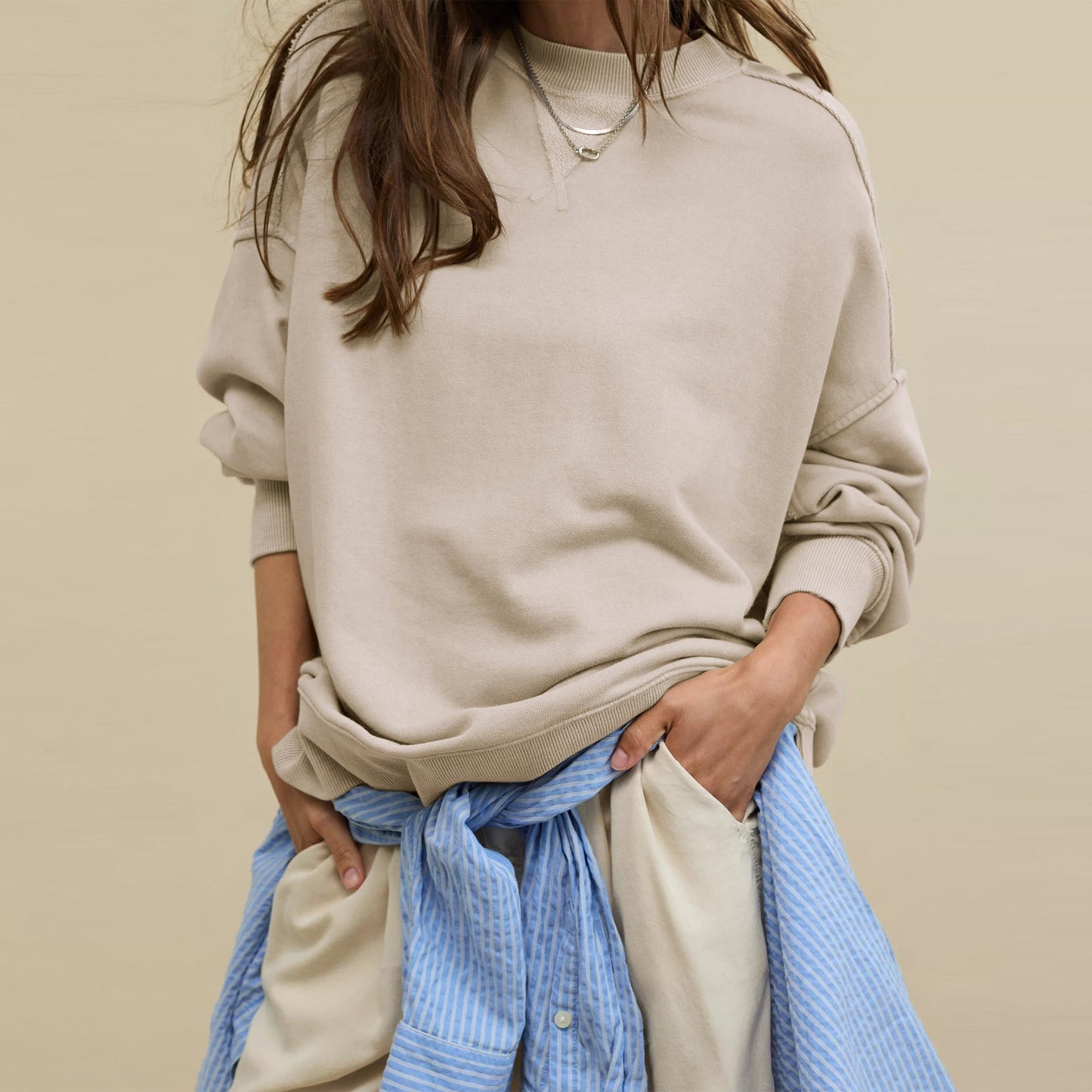 ANNE™ – Sudadera clásica de corte relajado