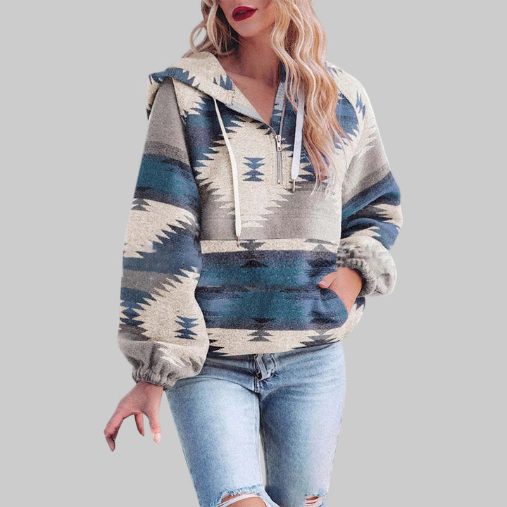 SAKU™ - Moletom com Capuz e Zíper, Manga Longa, Oversized e Confortável