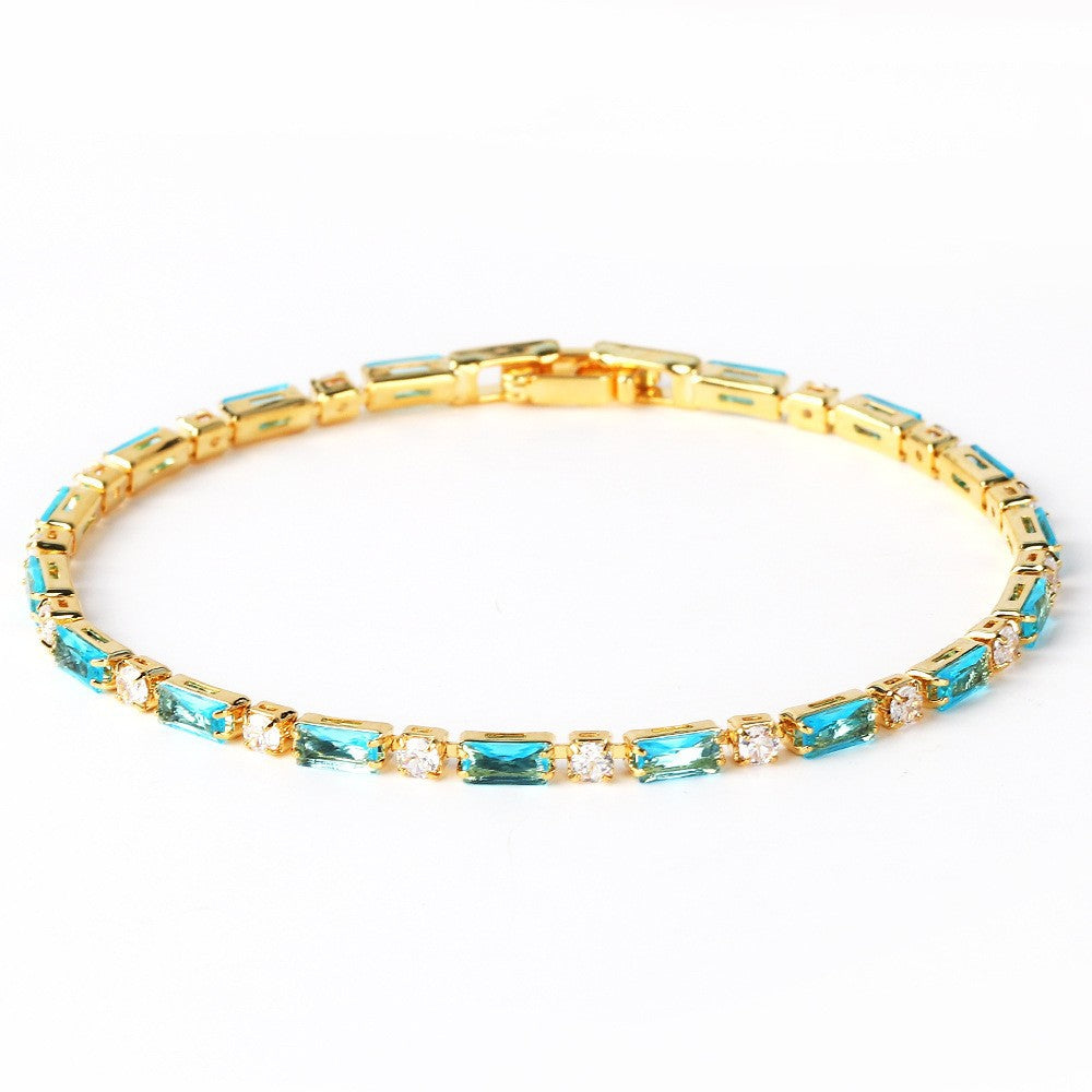 Armband aus natürlichem Türkis | Gold