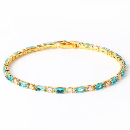 Armband aus natürlichem Türkis | Gold