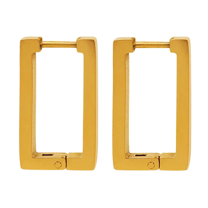 Terrafin Geometrica Earrings | Gold