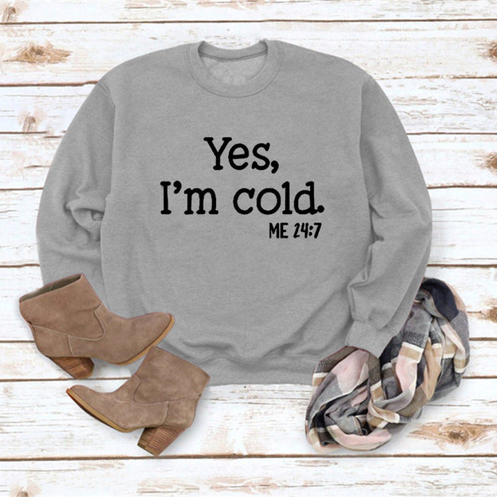 KAYLEE™ - Moletom Casual com Estampa de Slogan