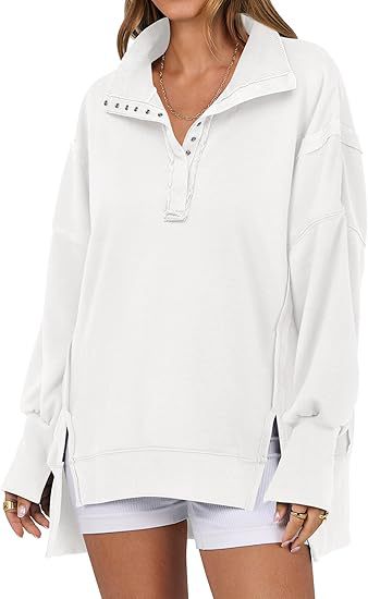 KAYLIE™ - Moletom Oversized Elegante com Botões