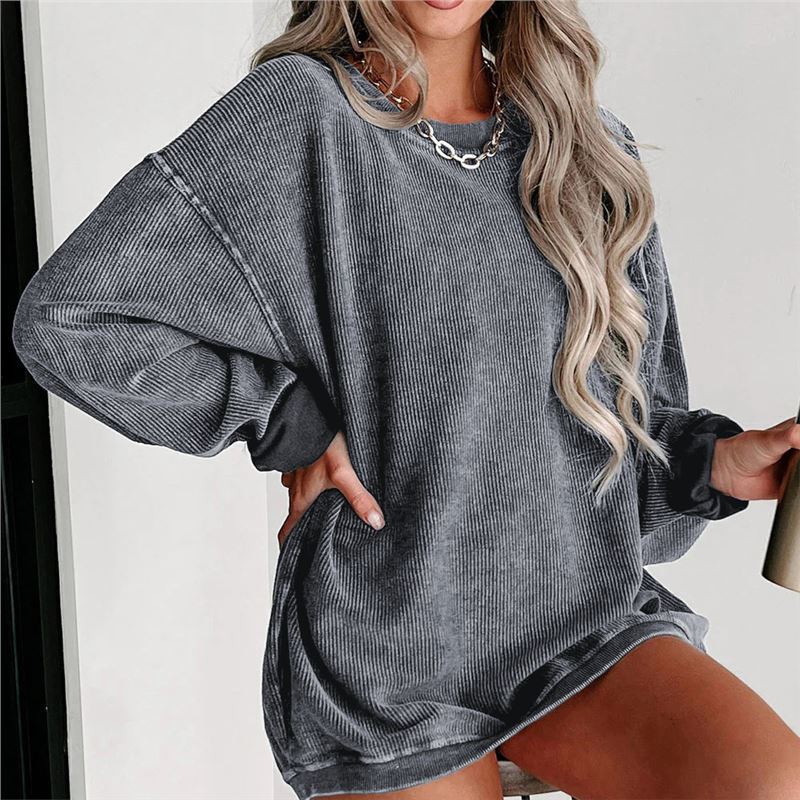 ADELE™ - Sudadera casual con hombros caídos