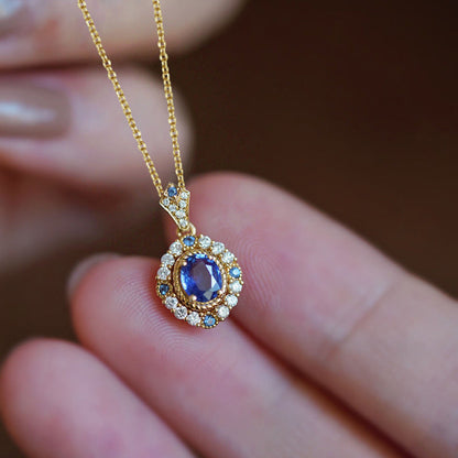 Colar com pingente Celeste Royale | Dourado