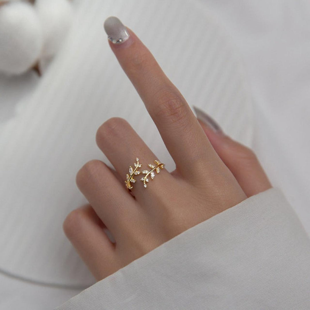 Kaelirisse | Anel de Zircônia Ouro 18K