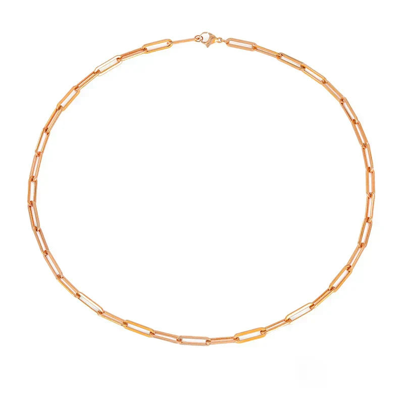 Colar de Corrente Elegante Archen | Dourado