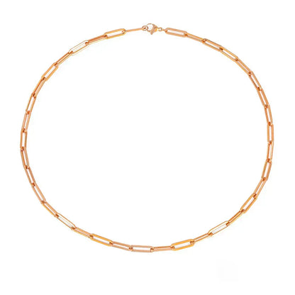 Colar de Corrente Elegante Archen | Dourado