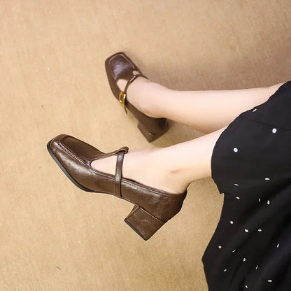 Sapatos Mary Jane franceses Dorvanna