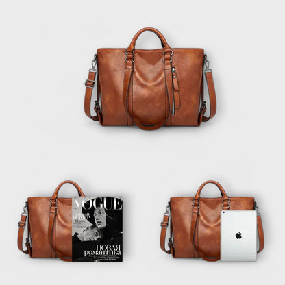 Olivia - Bolsa grande de couro