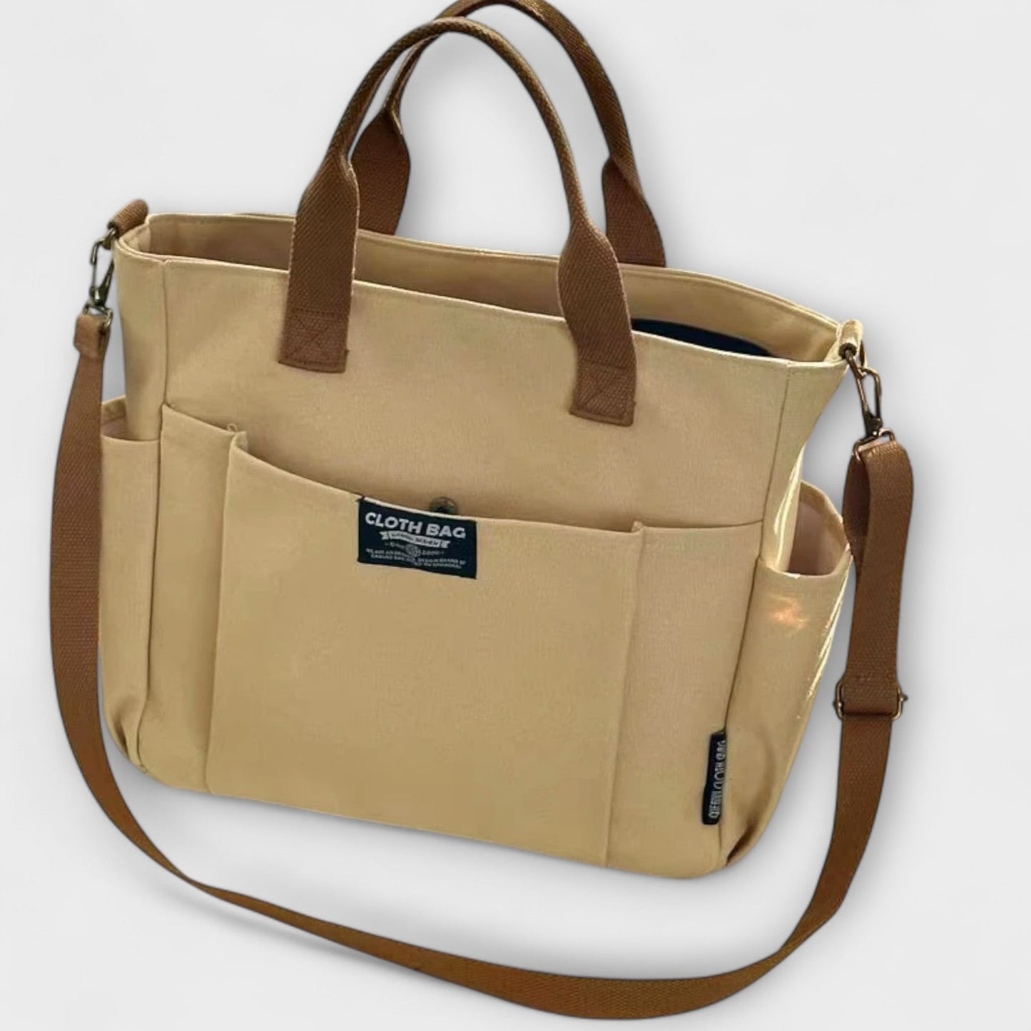Olivia - Bolsa tote de lona minimalista