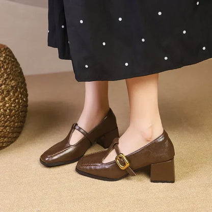 Sapatos Mary Jane franceses Dorvanna