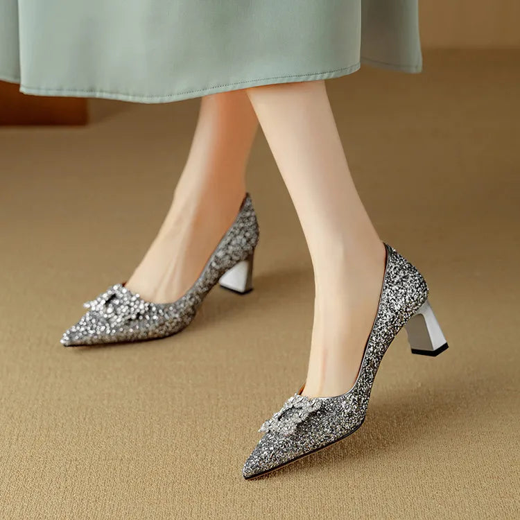 Gloria-Glitzerpumps