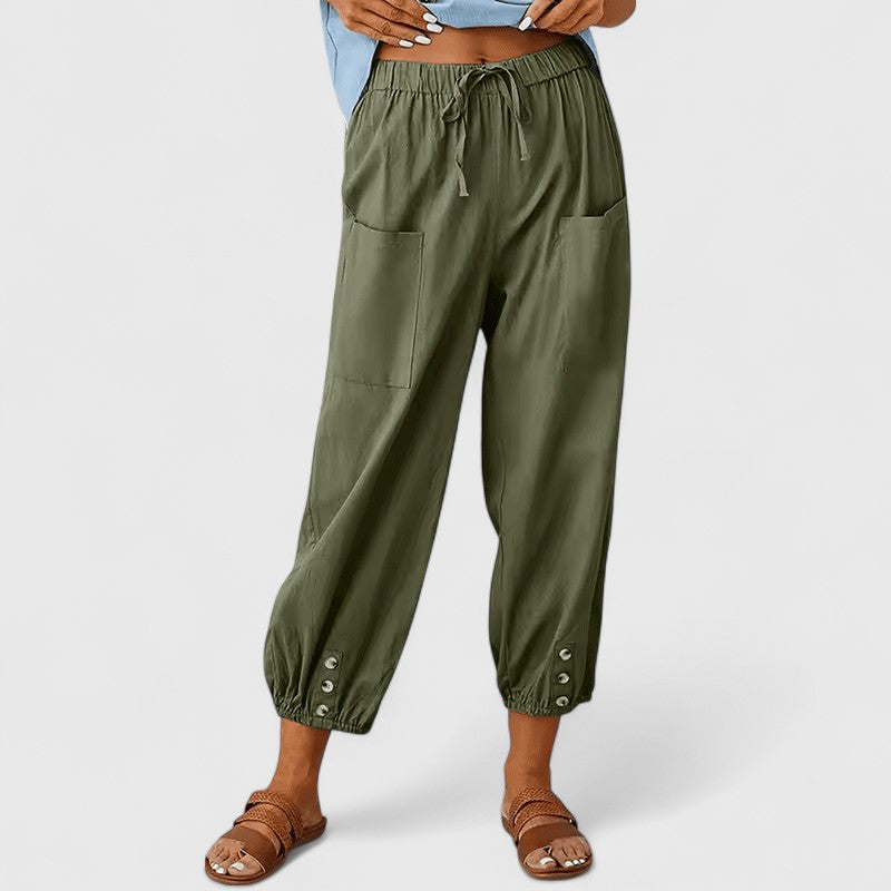 Jolie | Sofistikerede bukser med vide ben