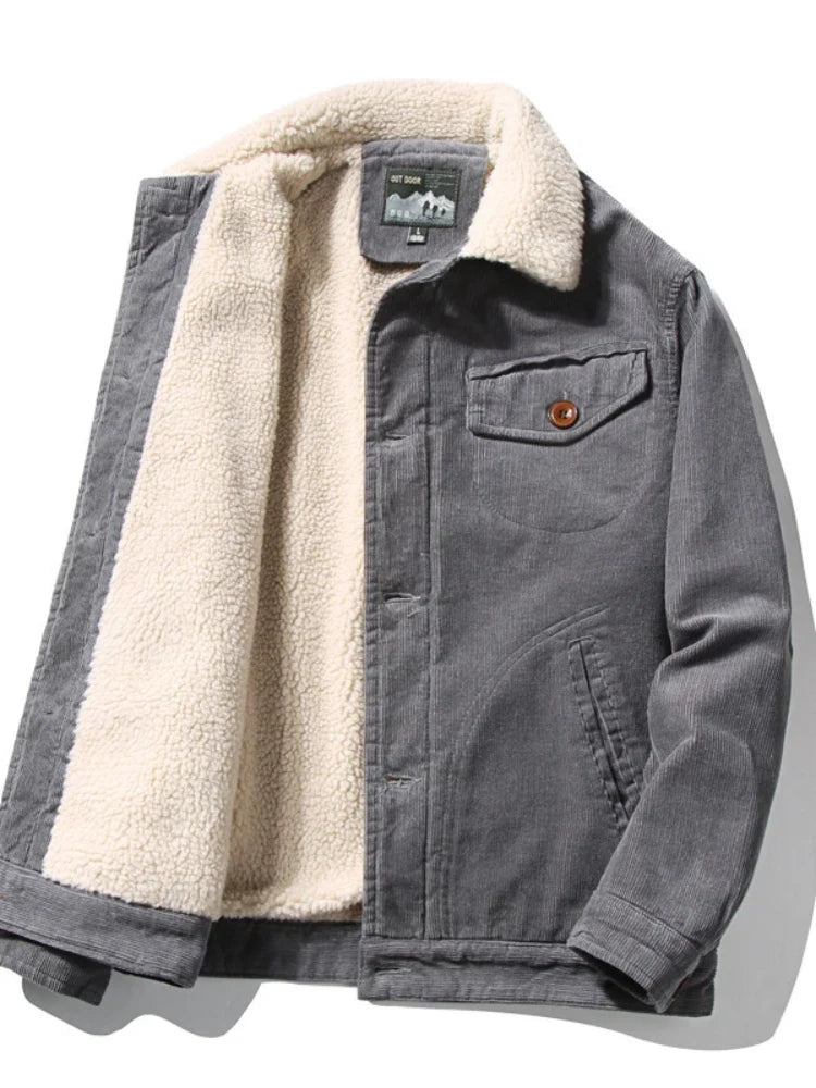 Chaqueta forrada de borreguito – Abrigo de hombre | Camden
