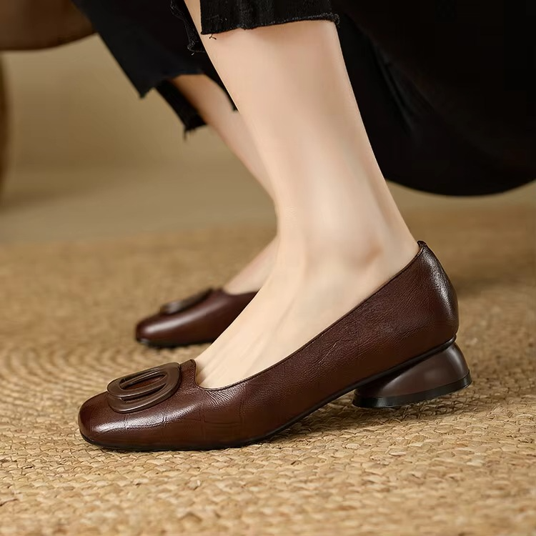 Sophia | Bailarinas Elegantes de Cuero para Mujer