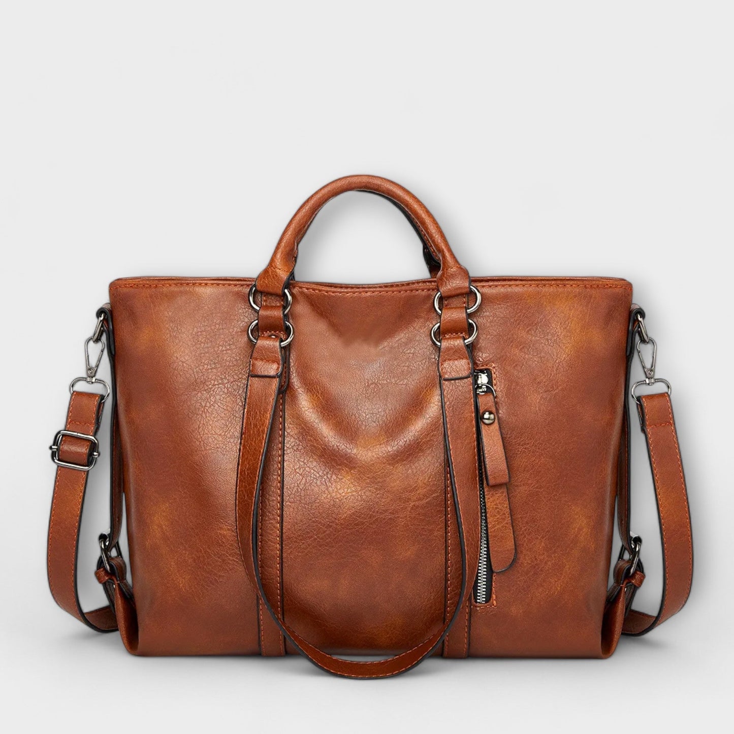 Olivia - Bolsa grande de couro
