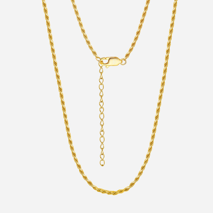Mikalynne | Corrente de Corda Ouro 18K