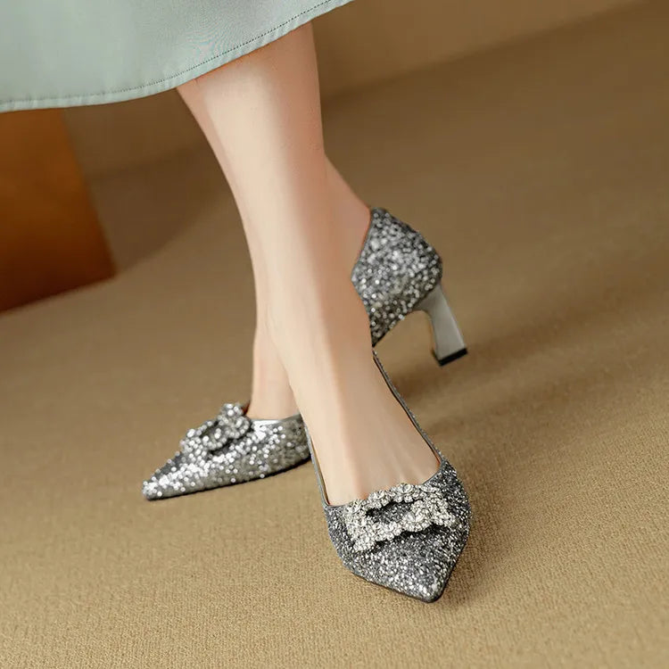 Gloria-Glitzerpumps