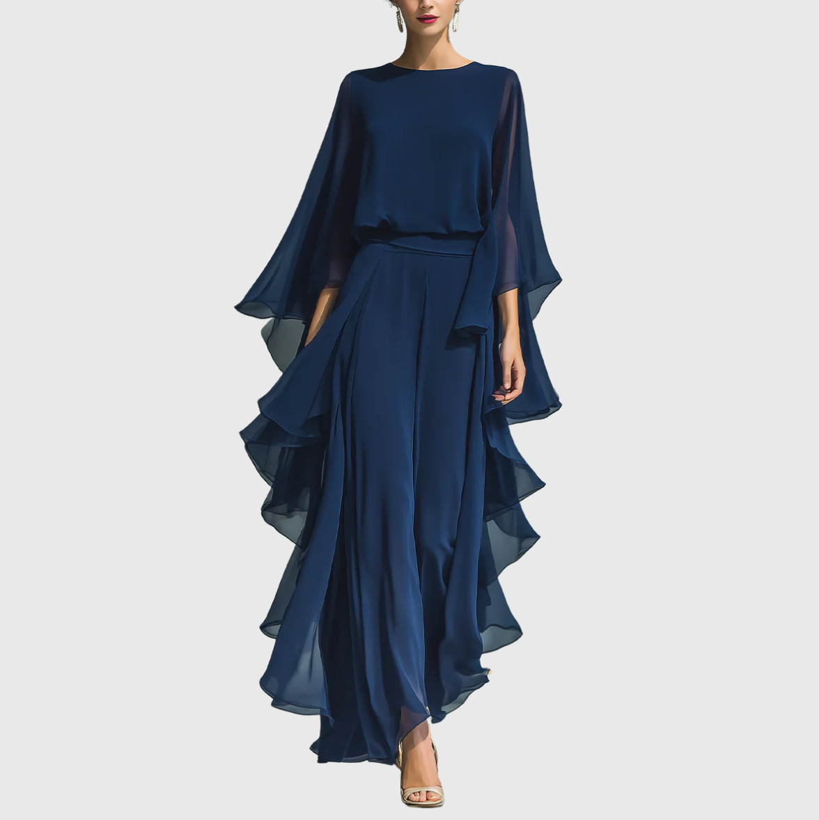 Aurelia | Flydende Aften Jumpsuit