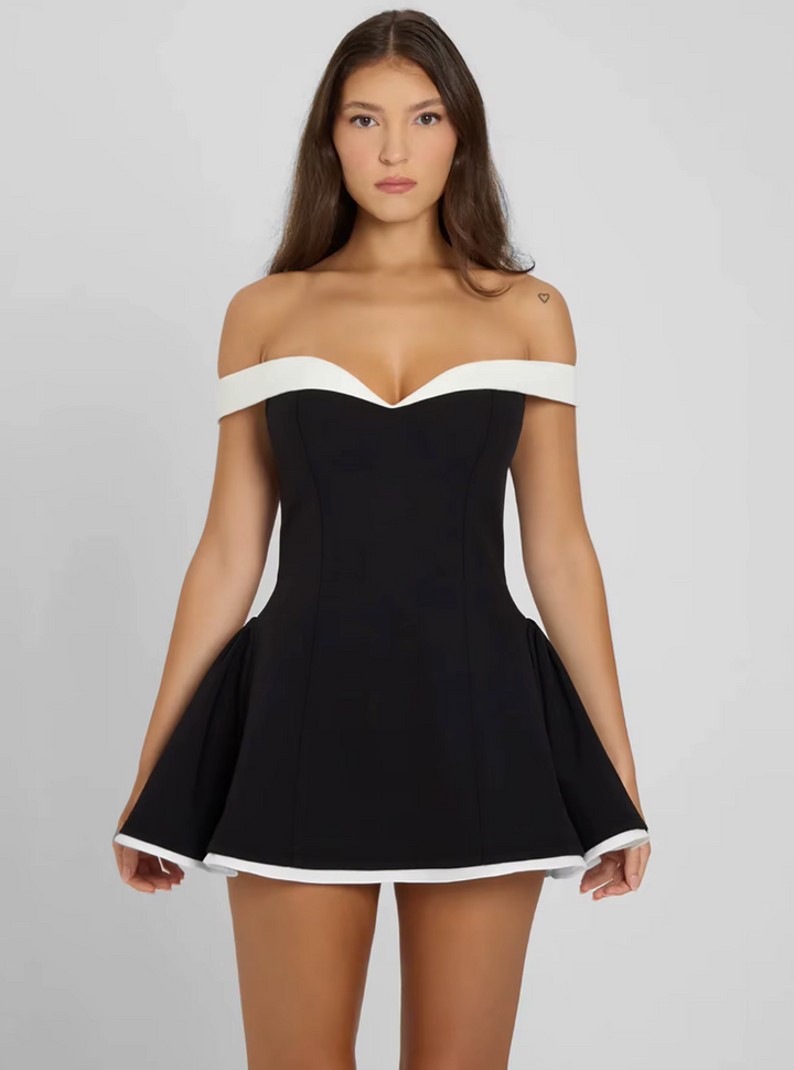 GIANNA | VESTIDO ELEGANTE OMBRO A OMBRO