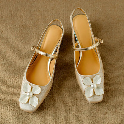 Scarpins Slingback Genine