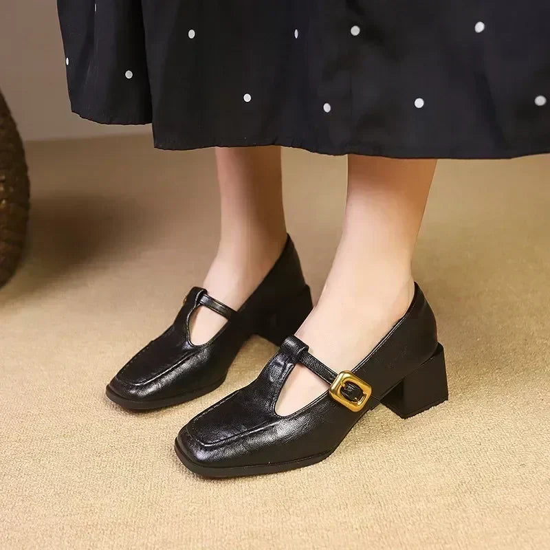 Sapatos Mary Jane franceses Dorvanna