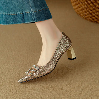 Gloria-Glitzerpumps