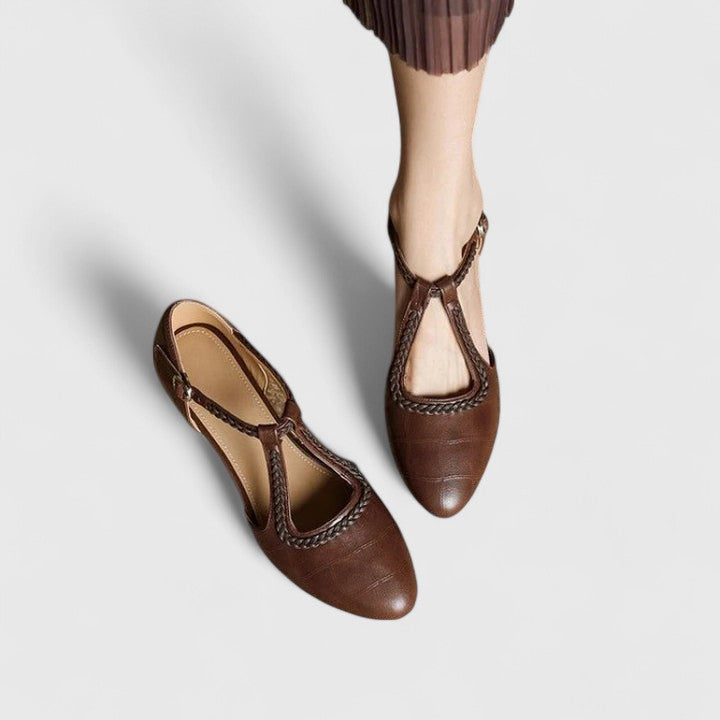 Delphine | Sandálias rasteiras elegantes