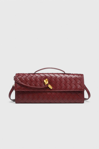 Bolso de mano Melanie con detalle de nudo dorado