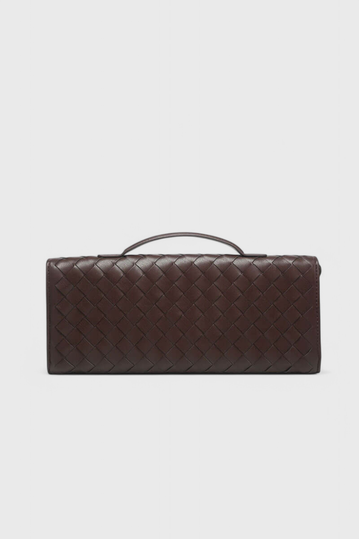 Bolso de mano Melanie con detalle de nudo dorado